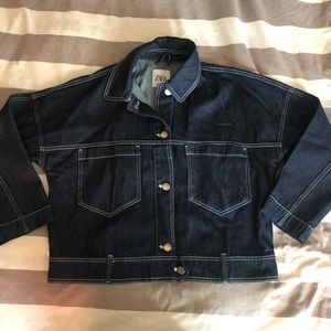Zara Oversized Denim Jacket